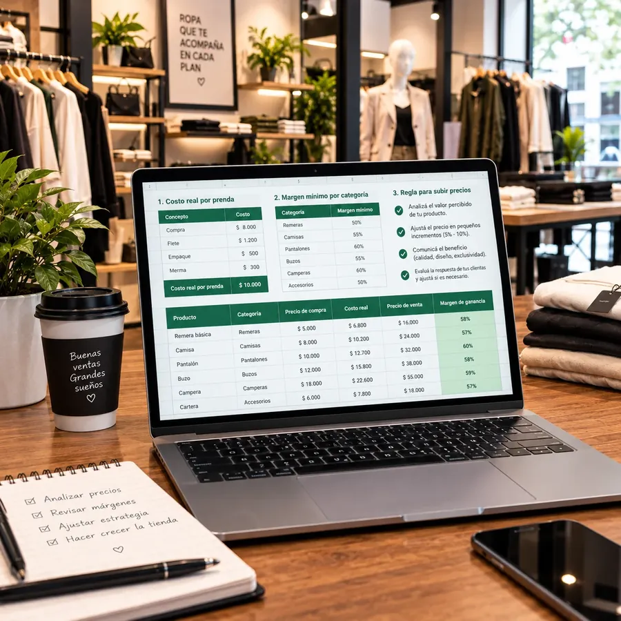 Mockup del material Control de inventario
