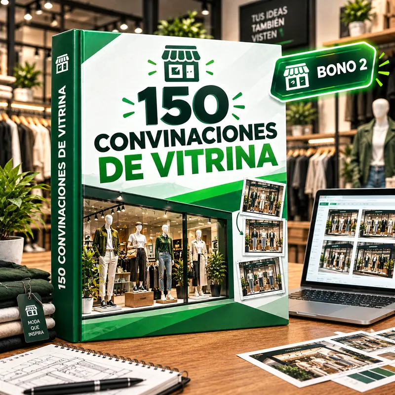 Mockup del bono: 150 Combinaciones de Vitrina