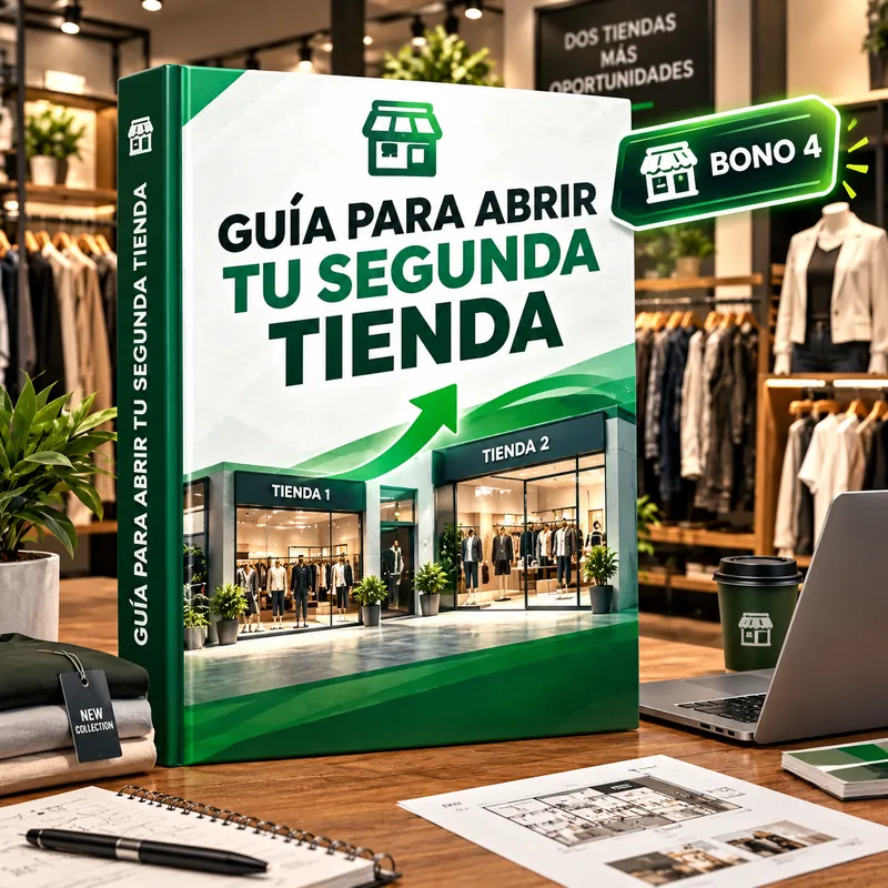 Mockup del bono: Guía para Abrir tu Segunda Tienda